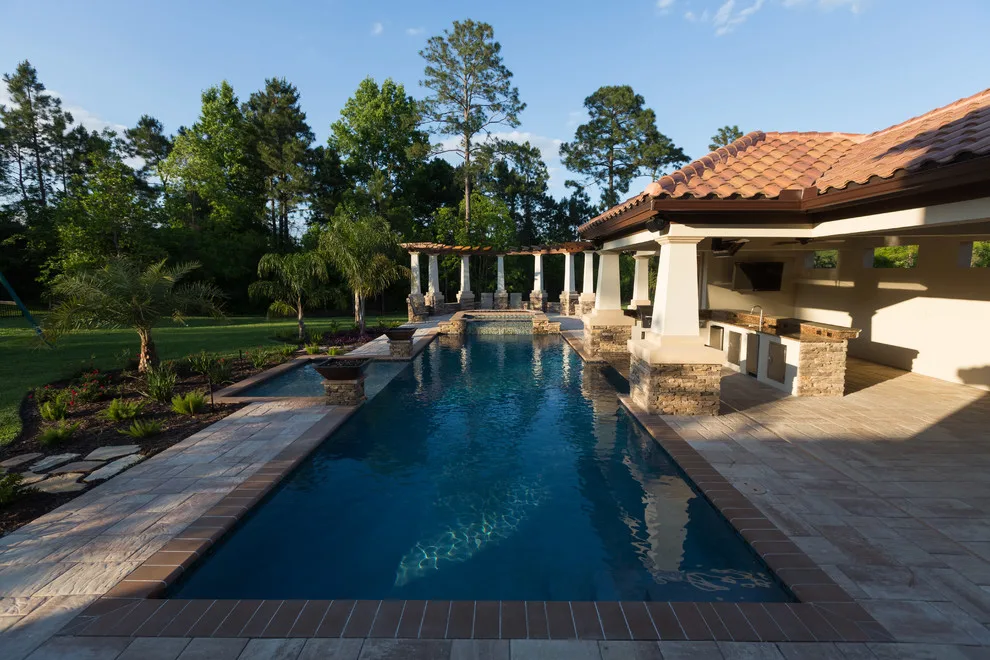 Glen Kernan Swimming Pool and Cabana by Sandifer Design Build - Photo 51