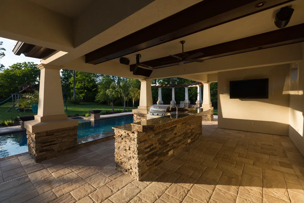 Glen Kernan Swimming Pool and Cabana by Sandifer Design Build - Photo 21
