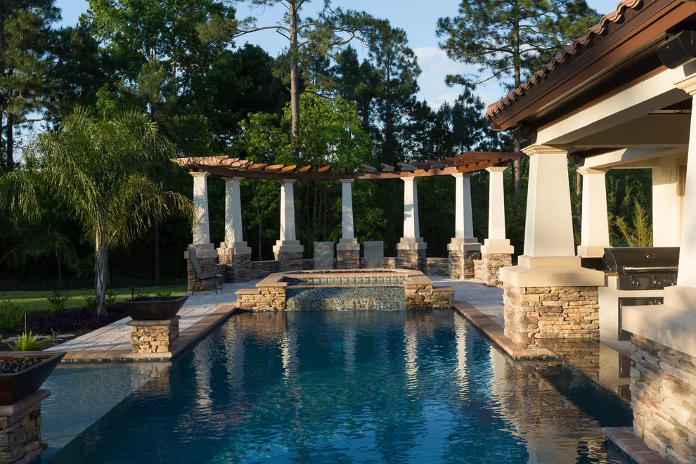 Glen Kernan Swimming Pool and Cabana by Sandifer Design Build - Photo 49