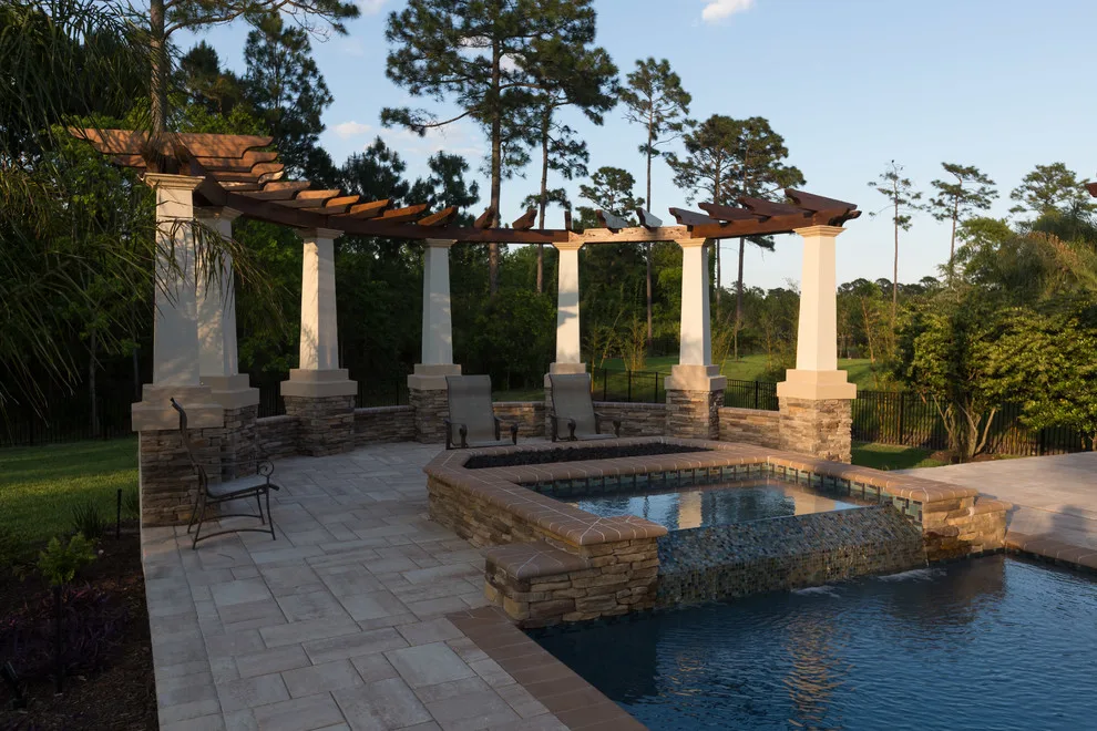 Glen Kernan Swimming Pool and Cabana by Sandifer Design Build - Photo 25