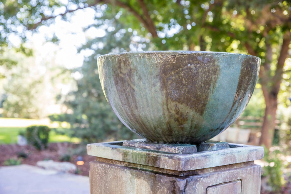 Mediterranean Sunken Patio in Littleton by C&H Landscaping - Photo 4