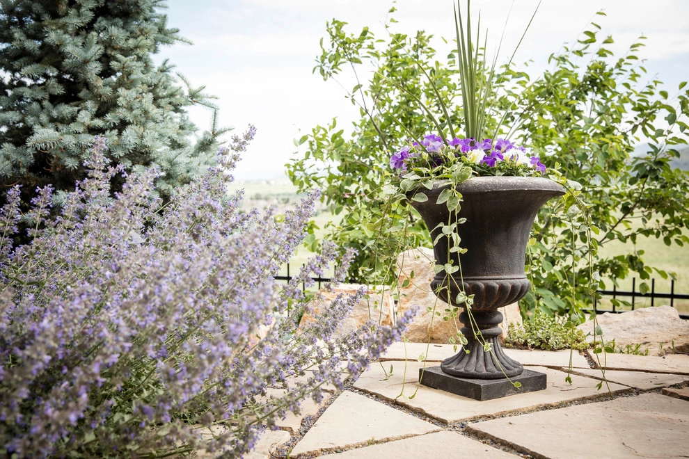Rustic Colorado Outdoor Living by C&H Landscaping - Photo 7