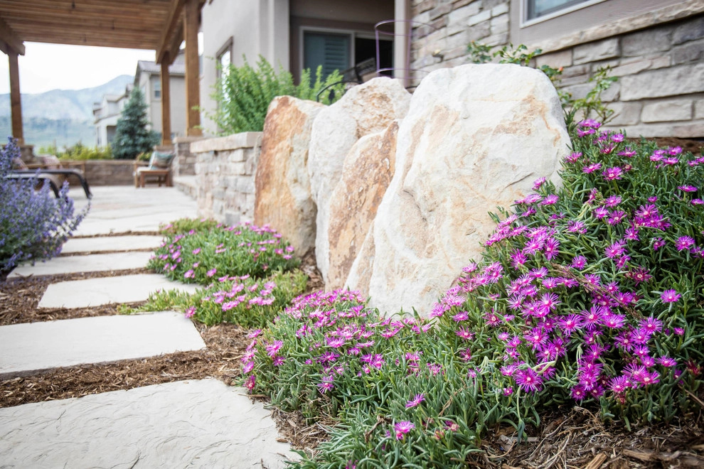Rustic Colorado Outdoor Living by C&H Landscaping - Photo 5