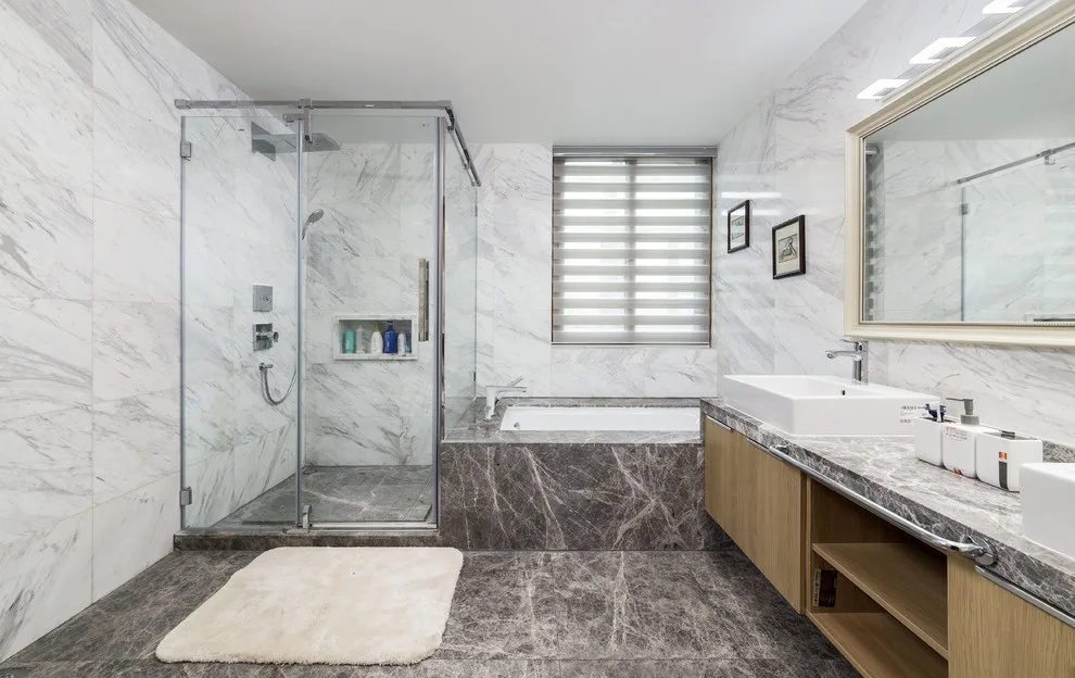 Ashen Restrooms by Kitchen Master Design & Remodeling LLC - Photo 6