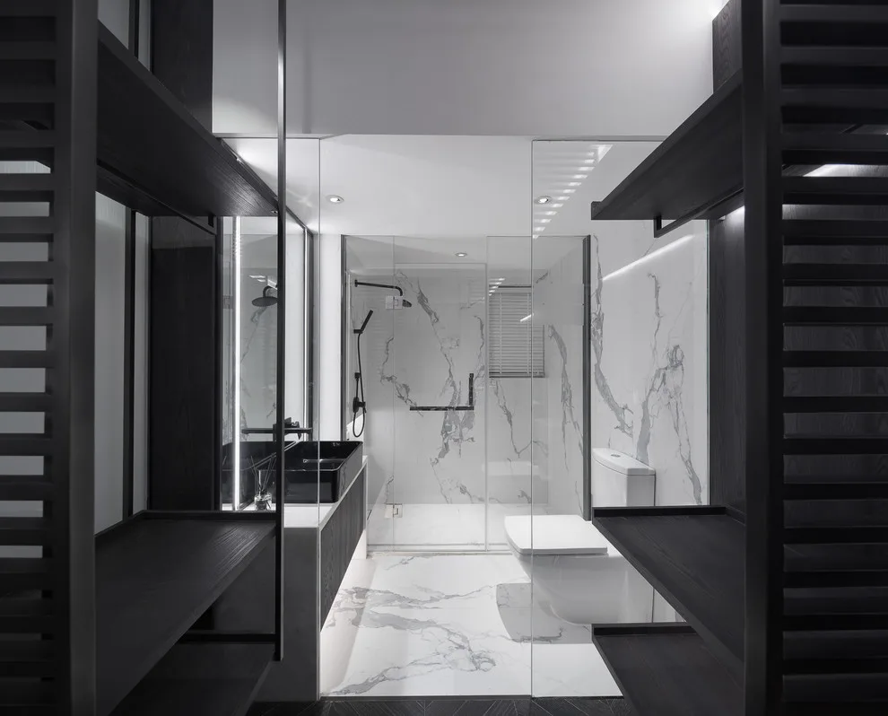 Ashen Restrooms by Kitchen Master Design & Remodeling LLC - Photo 19