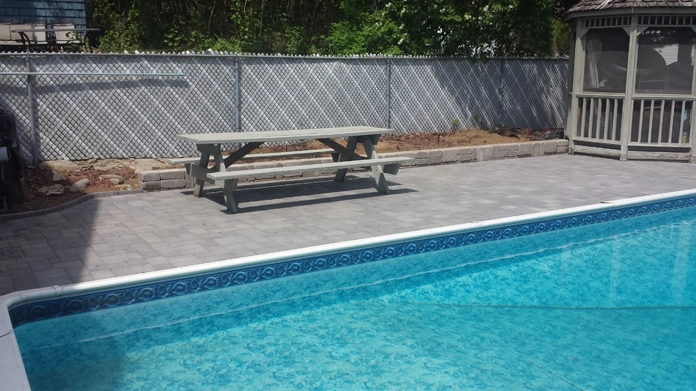 Pool surround update by Carrier's Lawn & Landscape LLC - Photo 2