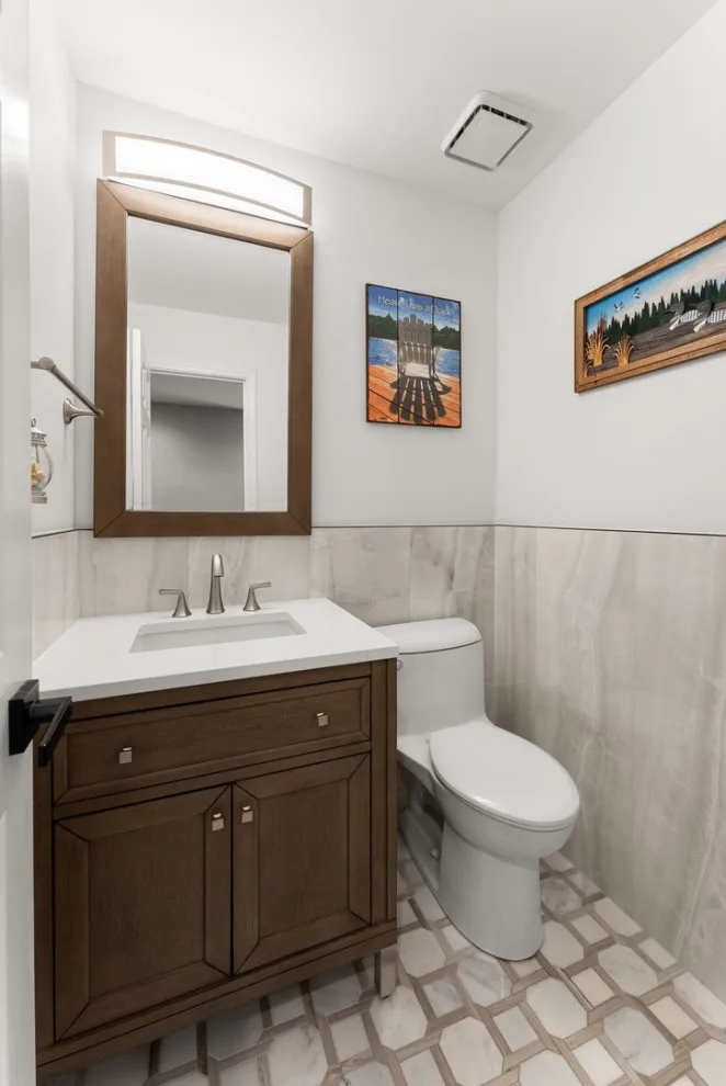 Powder Room Renovation by JWAC Construction Inc. - Photo 3
