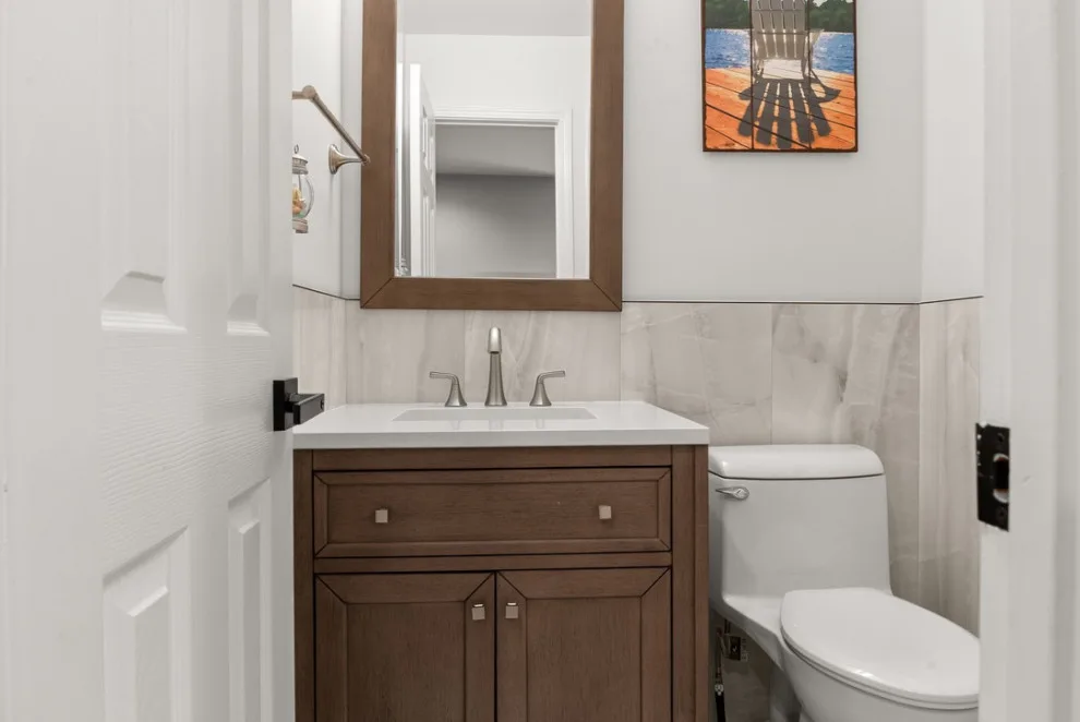 Powder Room Renovation by JWAC Construction Inc. - Photo 5