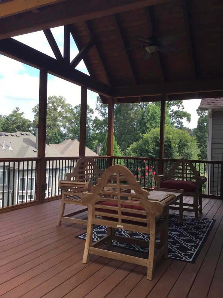 Partial Roof Elevated Composite Deck by Crippen Woodworks - Photo 8
