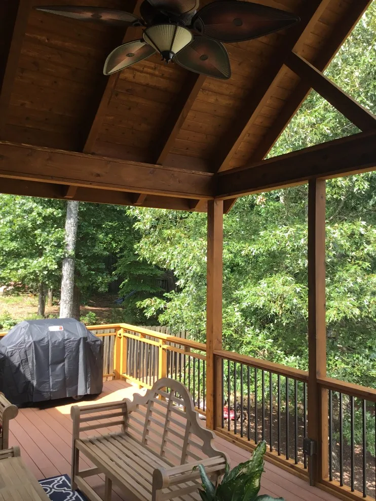 Partial Roof Elevated Composite Deck by Crippen Woodworks - Photo 6