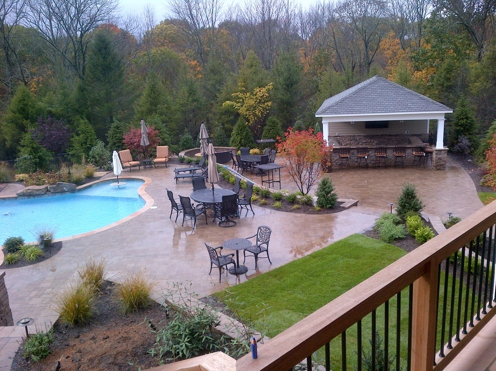 "Entertainers Dream", Belle Mead, New Jersey by Cashman Landscape Mgt & Design Inc. - Photo 12