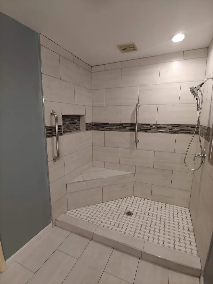 Accessible Bathroom Renovation and Expansion by Complete Home Remodel & Renovation Llc. - Photo 12