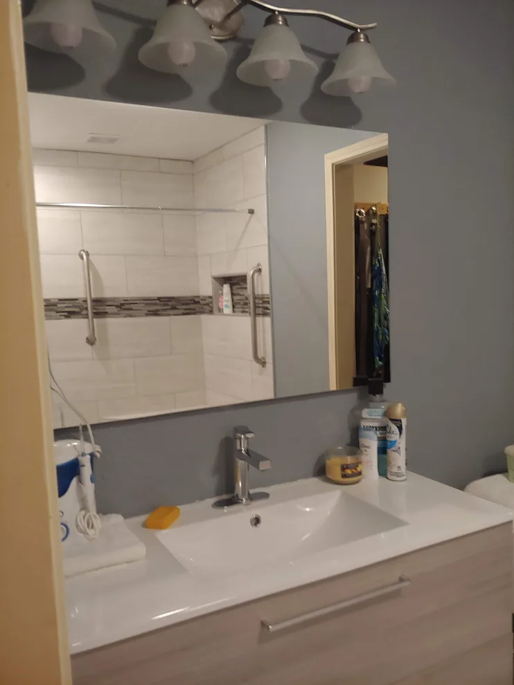 Accessible Bathroom Renovation and Expansion by Complete Home Remodel & Renovation Llc. - Photo 7