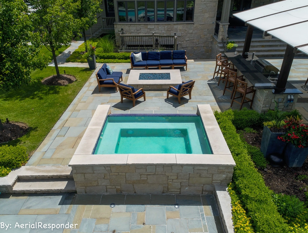 Palatine Private Residence Pool Patio by CB Conlin Landscapes Inc. - Photo 4
