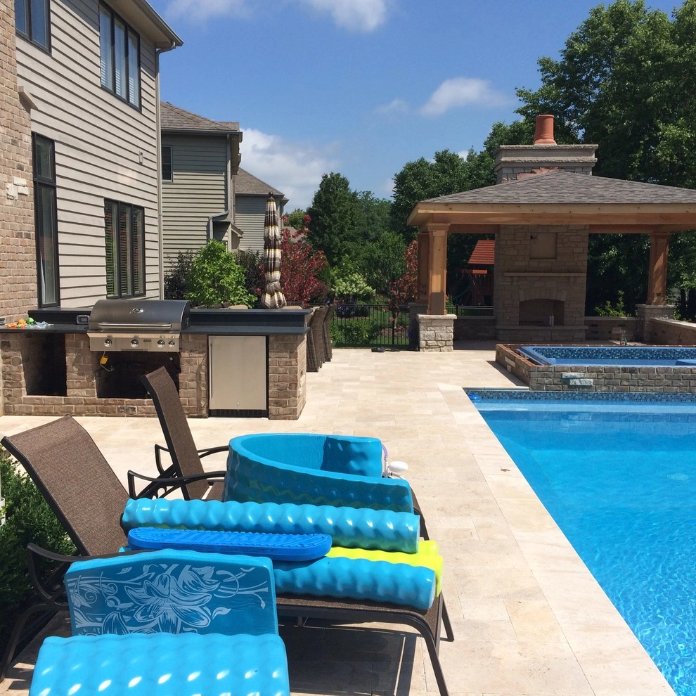 Naperville Private Residence Pool Patio by CB Conlin Landscapes Inc. - Photo 9