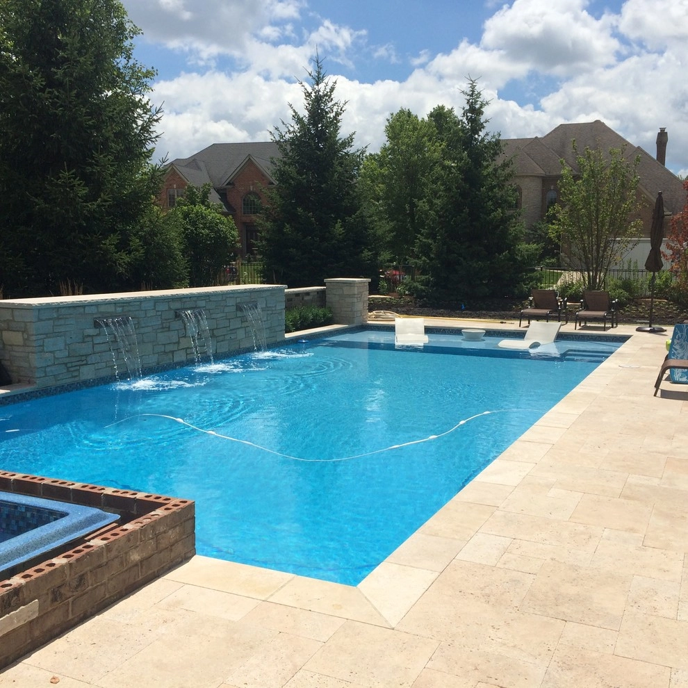 Naperville Private Residence Pool Patio by CB Conlin Landscapes Inc. - Photo 7
