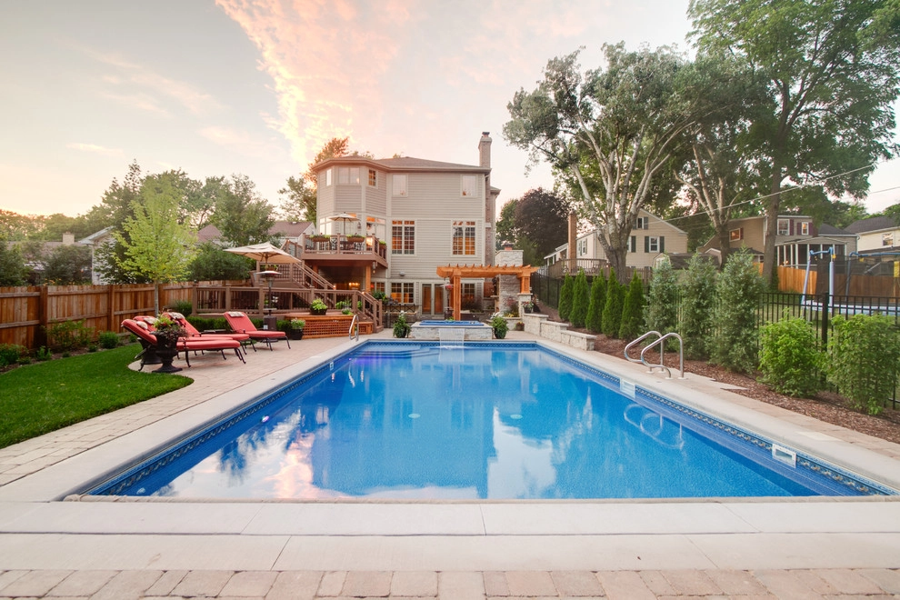Wheaton Private Residence Pool by CB Conlin Landscapes Inc. - Photo 11