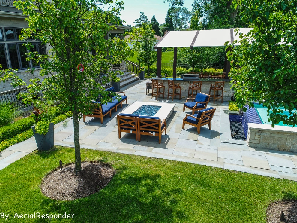 Palatine Private Residence Pool Patio by CB Conlin Landscapes Inc. - Photo 11