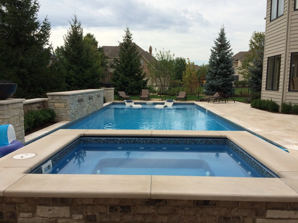 Naperville Private Residence Pool Patio by CB Conlin Landscapes Inc. - Photo 5