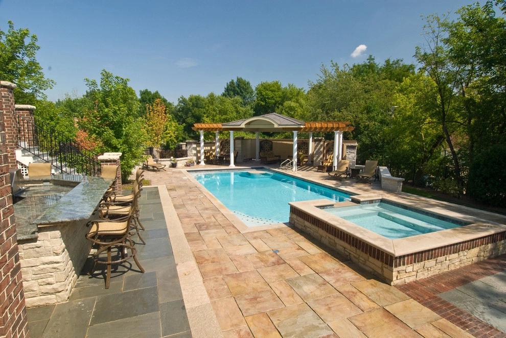 Naperville Private Residence Pool Patio by CB Conlin Landscapes Inc. - Photo 4