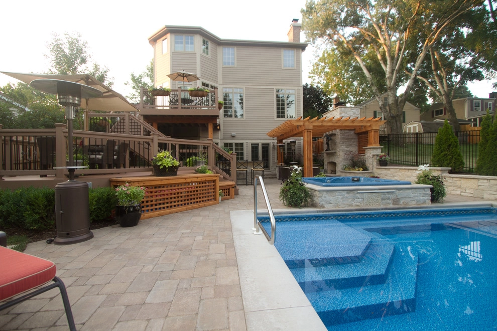 Wheaton Private Residence Pool by CB Conlin Landscapes Inc. - Photo 2