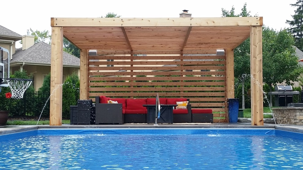Downers Grove Private Residence Pool Patio by CB Conlin Landscapes Inc. - Photo 3