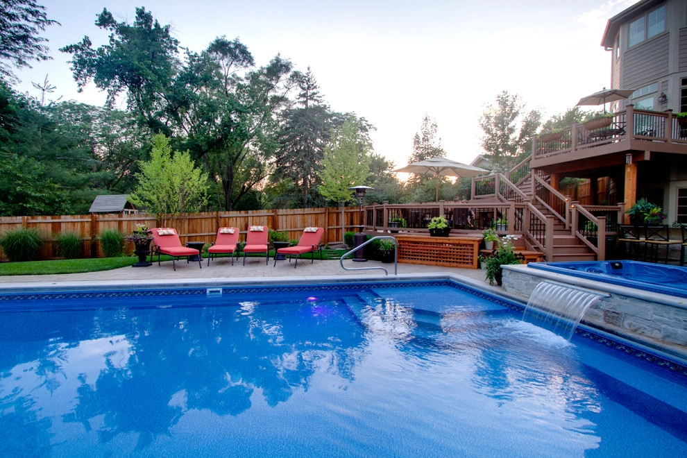 Wheaton Private Residence Pool by CB Conlin Landscapes Inc. - Photo 10