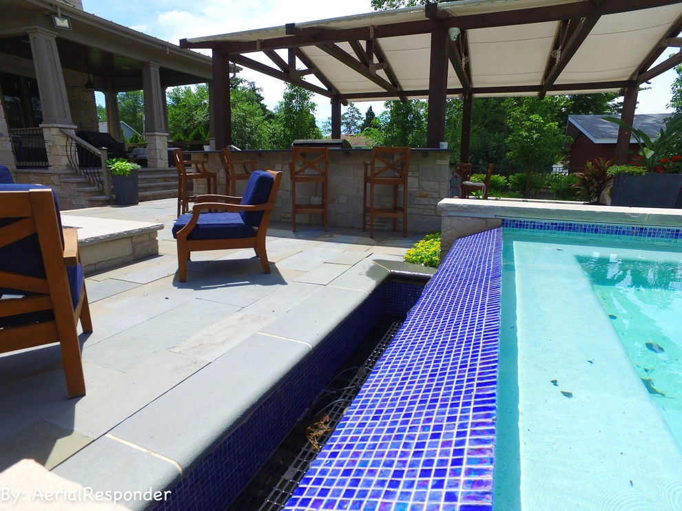 Palatine Private Residence Pool Patio by CB Conlin Landscapes Inc. - Photo 5