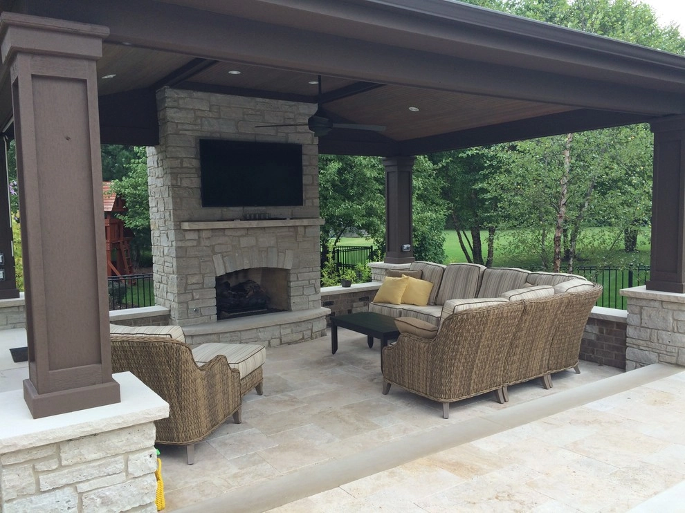 Naperville Private Residence Pool Patio by CB Conlin Landscapes Inc. - Photo 4