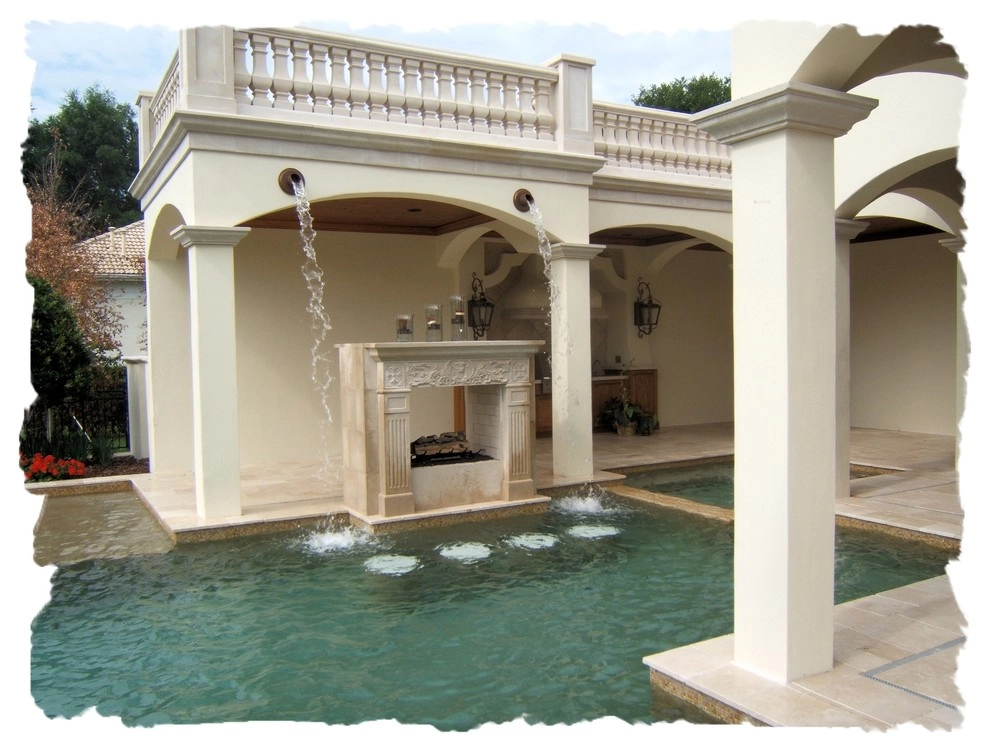 Travertine Pool Decks by Booths Cobblestones - Photo 3