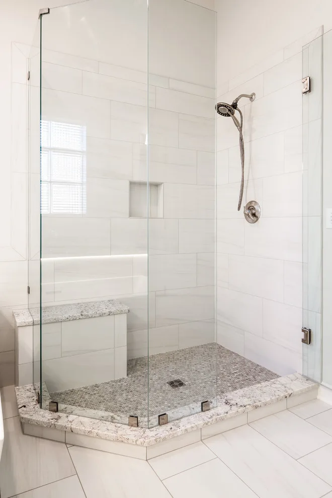 Elevated Point Primary Bathroom by Badin Lake Builders - Photo 4