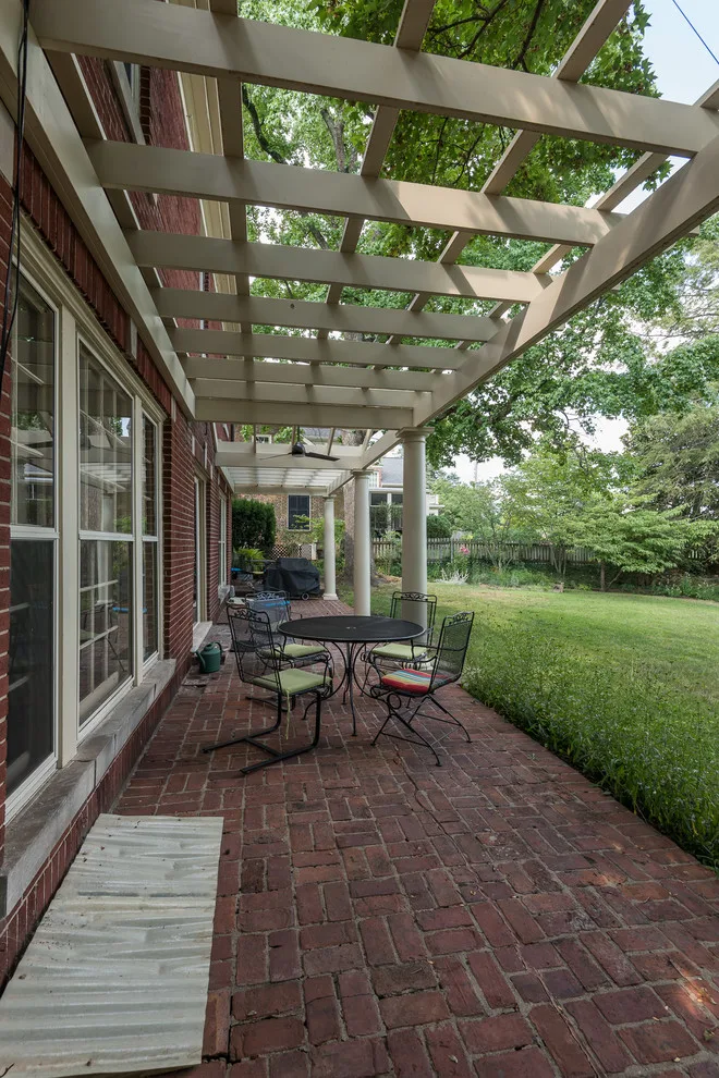 Festive Outdoor Pergola by Anderson & Rodgers Construction - Photo 4