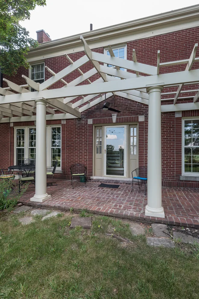 Festive Outdoor Pergola by Anderson & Rodgers Construction - Photo 2