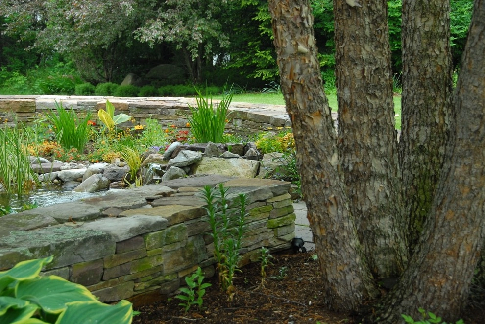 Williston Terrace, Walls and Water Feature by Church Hill Landscapes, Inc. - Photo 4