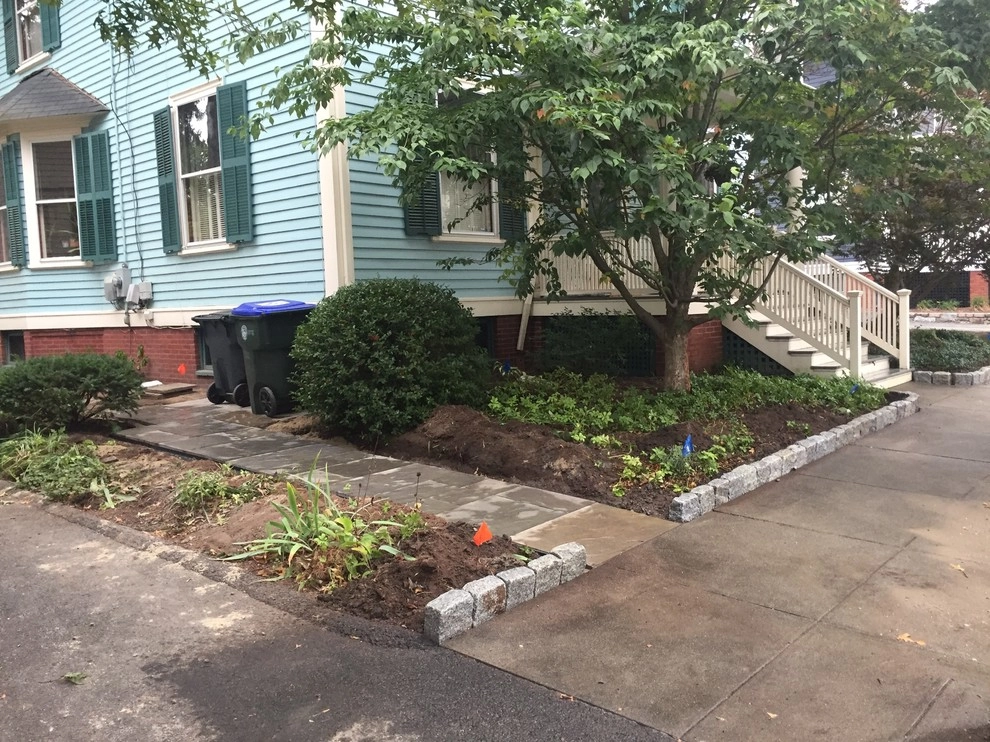 edging and bluestone by City & Estate Gardener - Photo 3