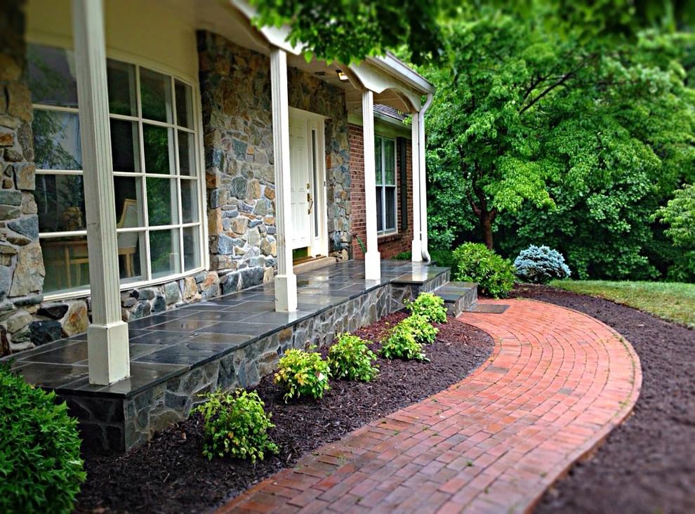 Front stoop and bring walkway by Classic Stonescaping & Gardens - Photo 2