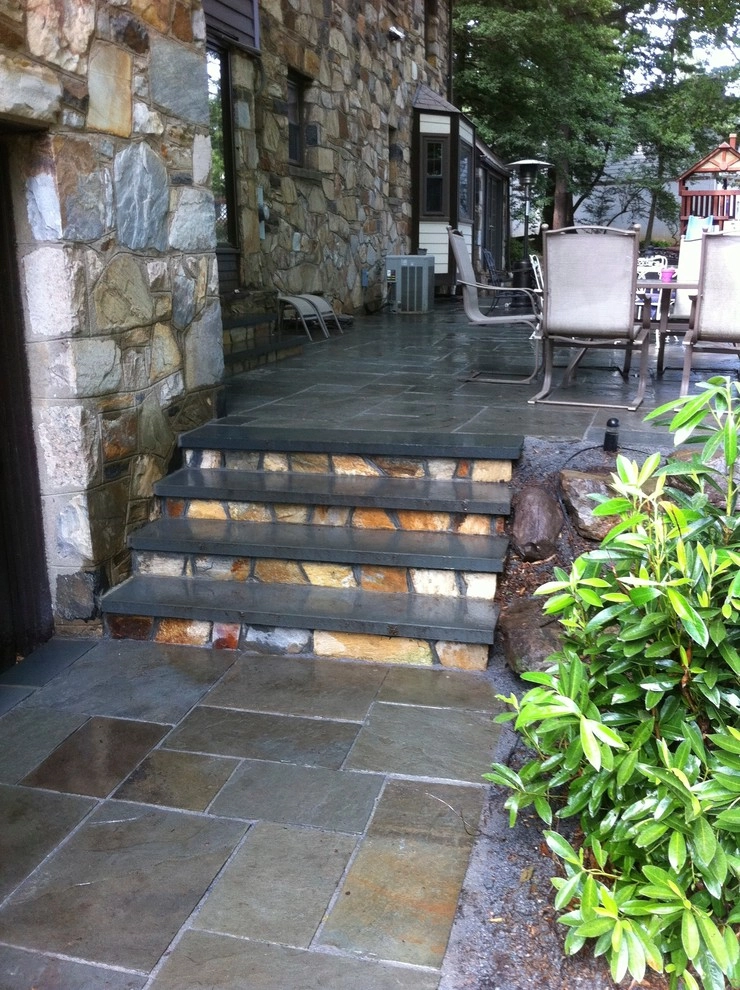 Large Backyard Patio by Classic Stonescaping & Gardens - Photo 2