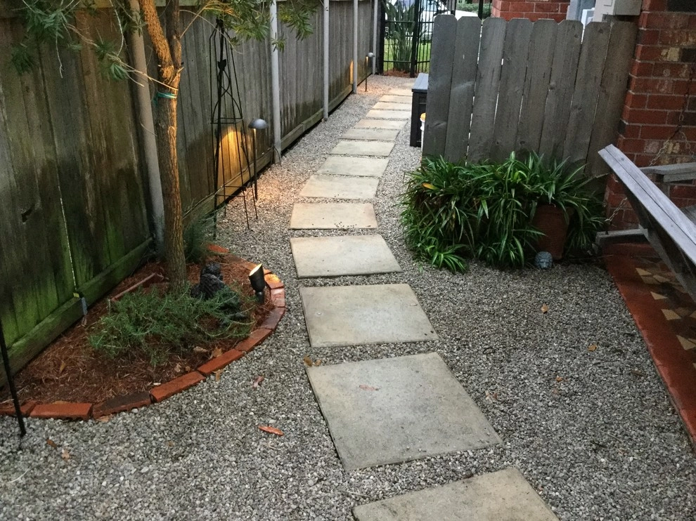 Limestone walkways with stepping stones by Clean Cut Landscape Co - Photo 2