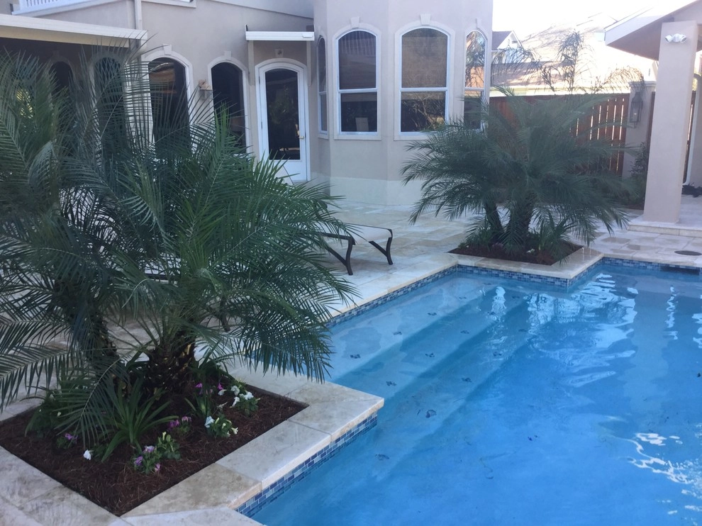 Pool Landscaping Metairie by Clean Cut Landscape Co - Photo 15