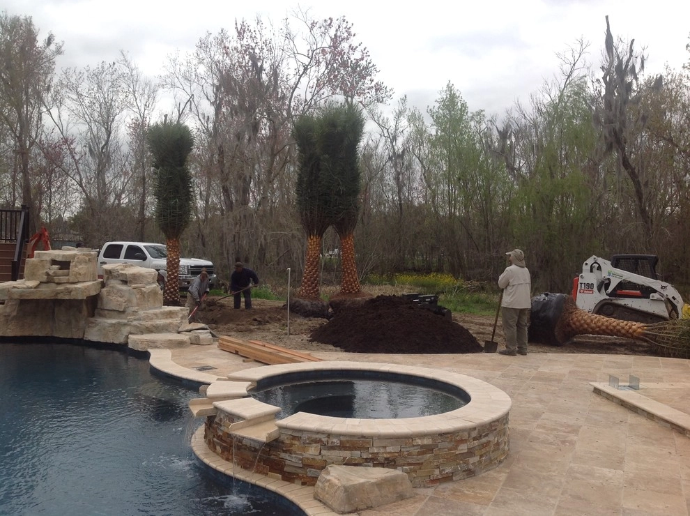 Pool Landscaping Metairie by Clean Cut Landscape Co - Photo 21