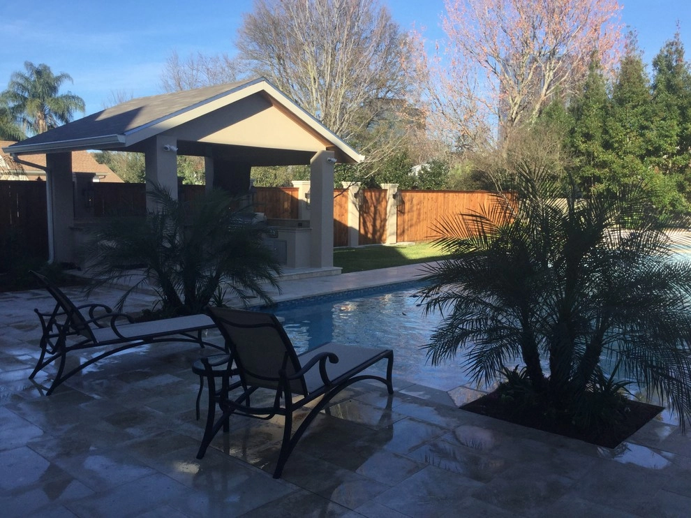 Pool Landscaping Metairie by Clean Cut Landscape Co - Photo 4