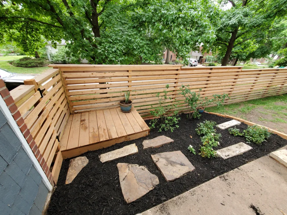 Stacked Horizontal Fence by Crosben Contracting - Photo 2