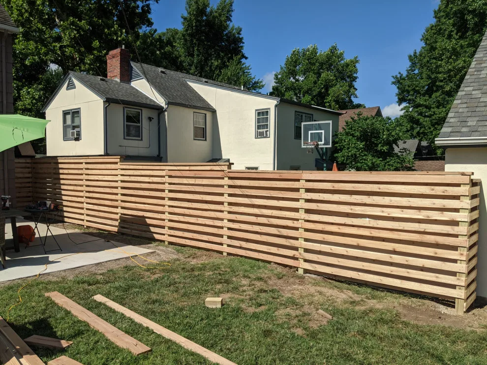 Stacked Horizontal Fence by Crosben Contracting - Photo 3