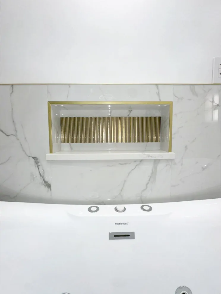 Modern Master Bathroom at Hunters Hollow by R & E Remodeling - Photo 6