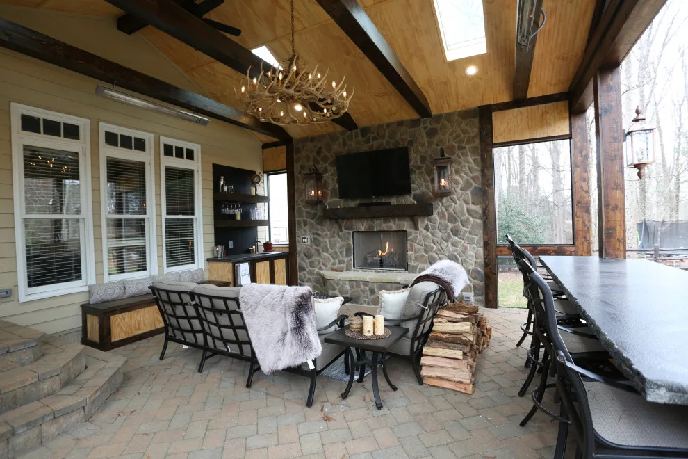 Huntersville Open-Air Living Space by Turner Design Build - Photo 8