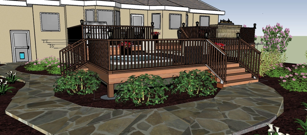 Soaring Eagle Deck and Landscape by Colorado Vista Landscape Design, Inc. - Photo 6