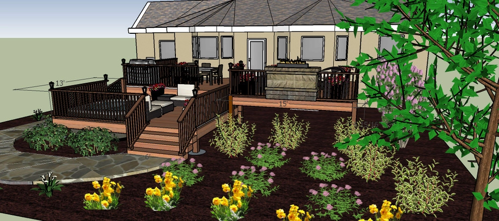Soaring Eagle Deck and Landscape by Colorado Vista Landscape Design, Inc. - Photo 2