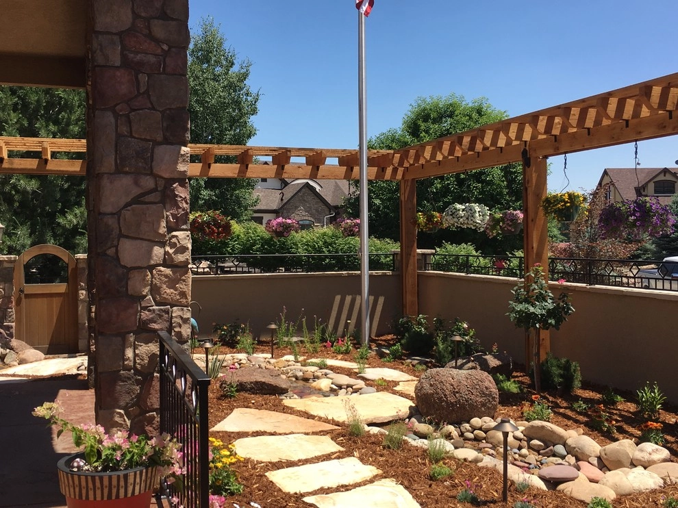 A Lovely Courtyard by Colorado Vista Landscape Design, Inc. - Photo 22