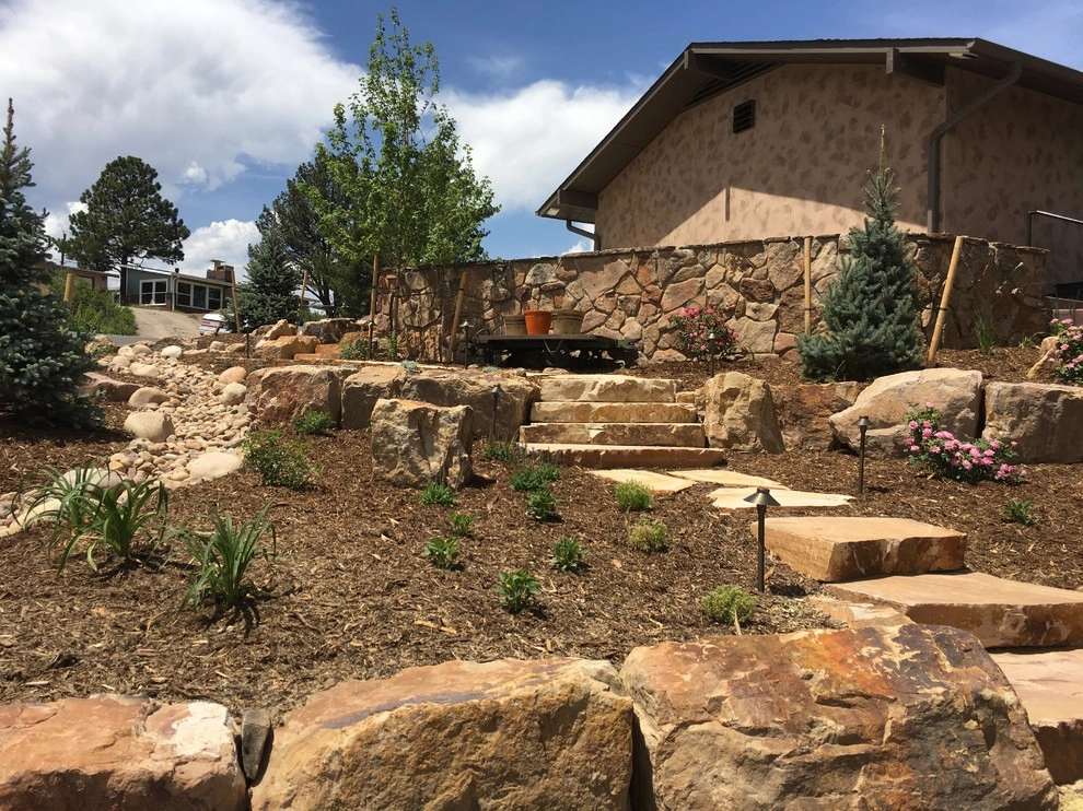 Foothills Mountain Home Transformation by Colorado Vista Landscape Design, Inc. - Photo 5