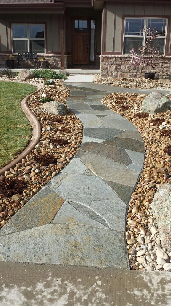 Front Yard Curb Appeal and Makeover by Colorado Vista Landscape Design, Inc. - Photo 2